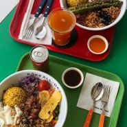 2동탄 샐러드 카페 [포케올데이] 동탄호수공원 맛집 다이어트카페 루나갤러리점 라크몽맛집 메뉴판