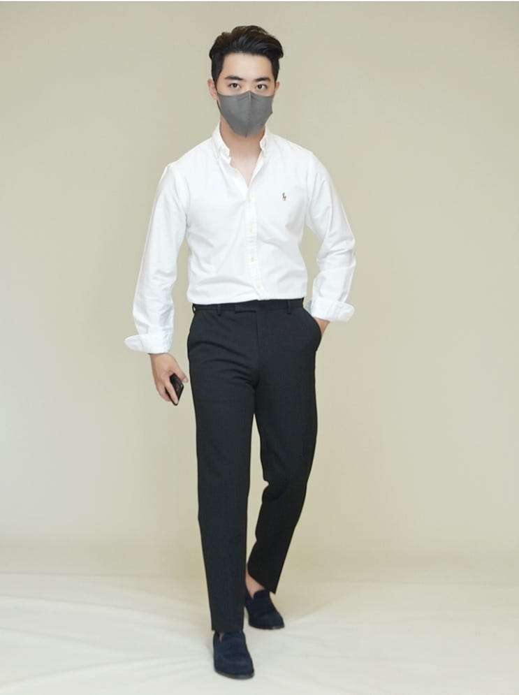 남자 검정 슬랙스 코디 여름 미니멀룩 Ootd 필살기 : 네이버 블로그