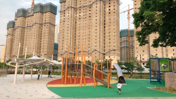 김해 장유 무계도시재생사업 어린이놀이광장, 도심 캠핑장