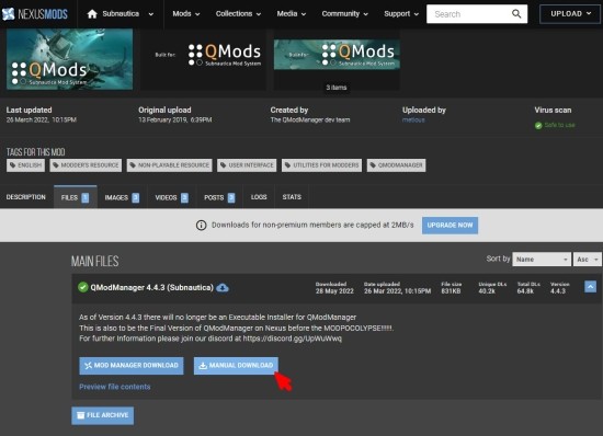 서브노티카 QModManager setup파일이 보이지 않을경우, 설치파일이 안 보일 경우(4.4.3 ver) : 네이버 블로그