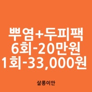 야탑 성남시청 미용실 살롱이안 뿌염+두피팩 6회 20만원 실화