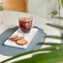 [홈카페] 이케아 귀리초코비스킷과 카페인 분자구조컵