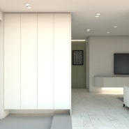 석수역푸르지오 아파트 3D 모델링 25평 아파트 인테리어 설계 디자인 [예이제디자인스페이스, YEIJE DESIGN SPACE]