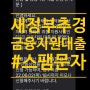 새 정부 추경 안에 따른 정책지원금 및 금융지원 대출 신청 안내문자 사기/스팸/스미싱 문자 조심합시다!