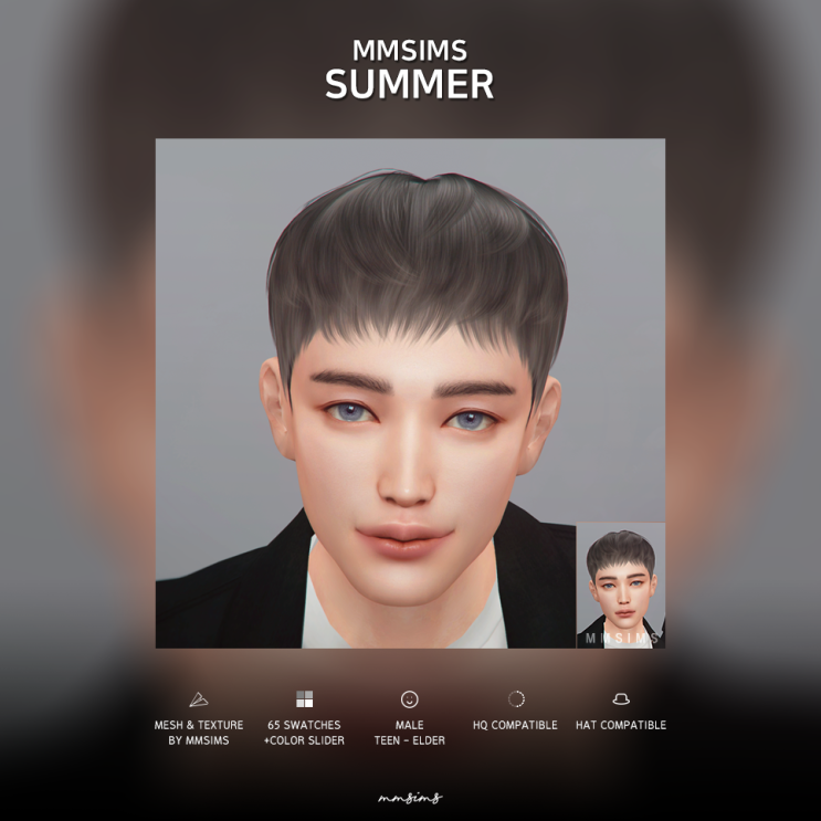 심즈4 Cc 헤어 Mmsims Hair Summer 네이버 블로그