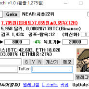 고로치DAO 코인 및 주식 시세조회 프로그램 Ver1.2