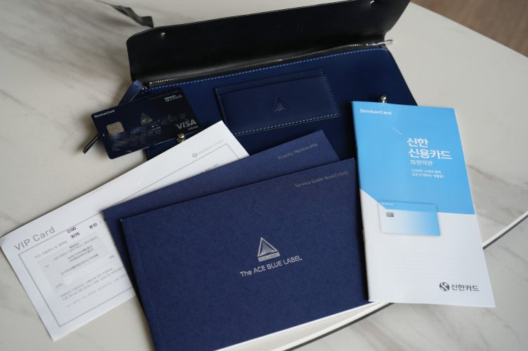 신한카드 The Ace Blue Label 프리미엄 카드 : 네이버 블로그