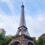 리모델링으로 새롭게 변신한 목동 파리공원…에펠탑 조형물과 물놀이장