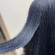 2022 로이드밤 남구로 긴머리 애쉬블루 여자 염색 추천 (탈색머리, 여름염색 )