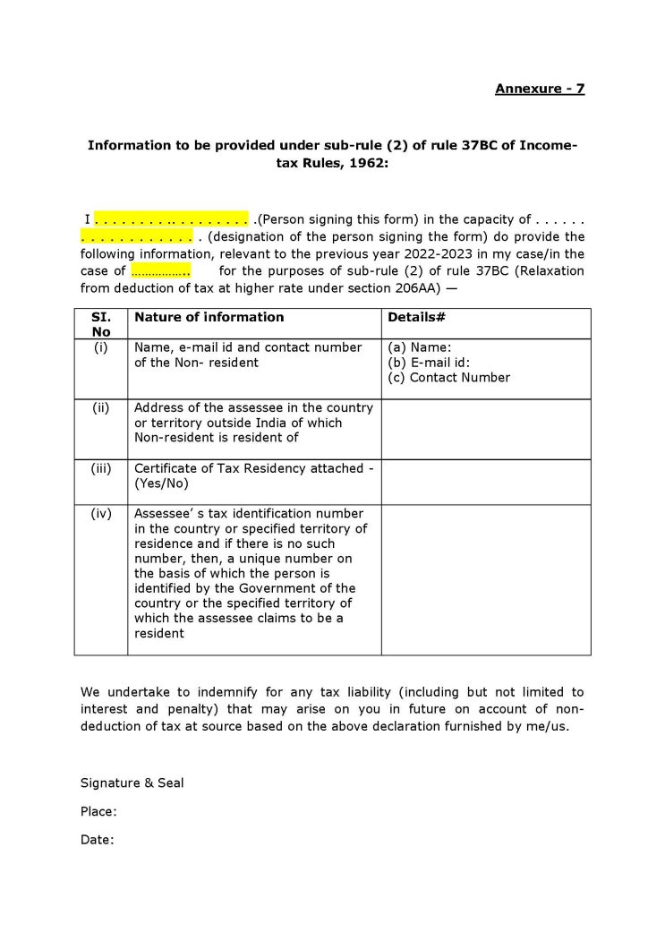 (인디샘 컨설팅) 인도에서 No PE Certificate 또는 No PE Declaration : 네이버 블로그