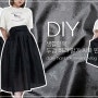 DIY 생활한복 두겹 허리 말기 치마 만들기 daily hanbok making