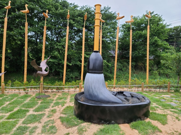 금속조형물/붓조형물/스테인리스 조형물/새조형물/학조형물/정원용품/조경용품 : 네이버 블로그