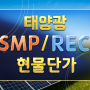 2022년 6월 셋째주 REC SMP 태양광 현물단가 정리