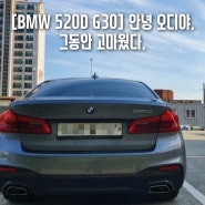 [BMW 520d G30] 오디 마지막 인사 (2022.5.19) (118,902km)