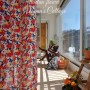 아름다운 프랑스 커튼과 새로운 테이블매트 소개해요🌺🌷 / Lucas de Tertre / 마마스 코티지 / 꽃무늬커튼 / 베란다 인테리어 / 편집샵 / 패브릭 / 선물