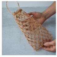마크라메 그물가방 꽃철사로 네트백 만들기(철사 매듭공예)