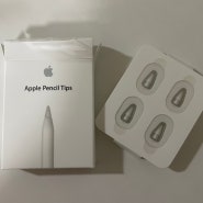 애플펜슬 펜촉 정품 Apple Pencil Tips 망가진 펜촉 셀프 구매에서 셀프 교체까지 해결 방법 리뷰 후기