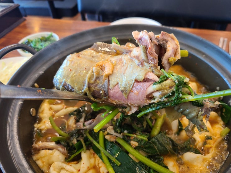 분당 판교 메기매운탕 맛집 '입큰메기', 수제비. 라면사리 무한리필! : 네이버 블로그