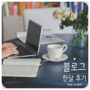 블로그 한 달 기록 후기: 기록한다는 것의 의미