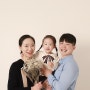 구의동흑백사진관에서 가족사진, 아기사진 촬영