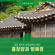 [랜선 강릉] 강릉 경포호 산책길에서 만난 홍장암과 방해정