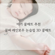 [육아정보] 본격적인 여름 아기쿨매트 추천 사계절 유아쿨매트 아이매트추천