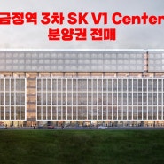 금정역 3차 SK V1 Center 전매 안내