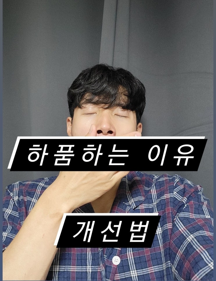 하품하는 이유 개선법 : 네이버 블로그