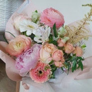 프로포즈 꽂 선물 받은 후기♡ 색감도 조화롭고 풍성한 꽃 두근두근! 설레는 꽃향기~ 광교법원단지 오늘은 꽃!