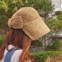 코바늘 모자 리본보넷_도안,키트판매