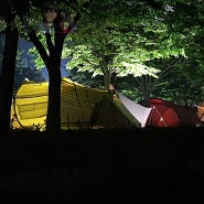 오랜만에 괴산 캠핑 처음 가보는 계곡 옆 캠핑장(22.06.17~18)