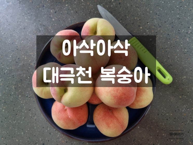 대극천복숭아 달용스마켓의 영천 백도 털복숭아 : 네이버 블로그