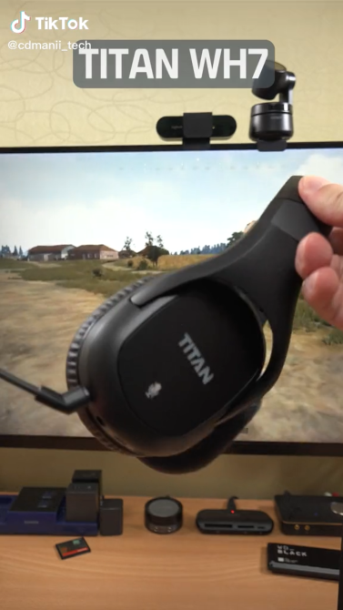 [틱톡커 공감리뷰] 가성비 무선 게이밍 헤드셋! FPS 용으로 추천, 제닉스 TITAN WH7 가상 7.1채널 : 네이버 블로그