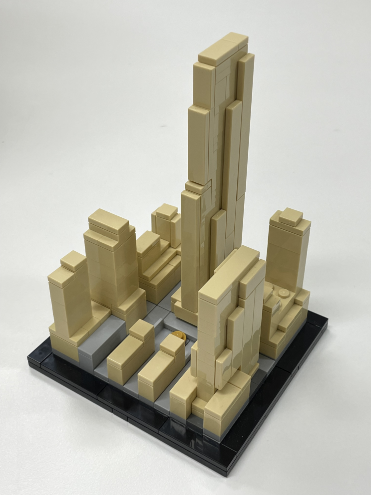LEGO ARCHITECTURE. 21007. Rockefeller Center. : 네이버 블로그