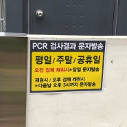 수원윌스기념병원 코로나검사 당일 결과 (feat. 영유아 코로나검사)
