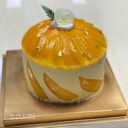 [내돈내산] JW 메리어트 서울 파티세리 제주 애플망고 케이크