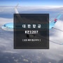 [대한항공] KE1207 김포-제주 항공 후기!