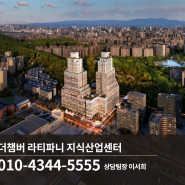 동탄 더챔버 라티파니 분양정보 총정리