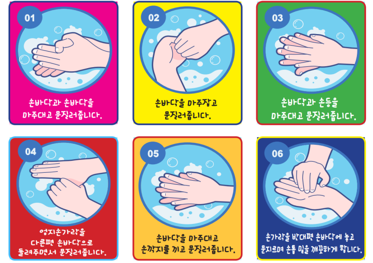 [유아활동지] 올바른 손씻기, 손씻기그림 인쇄, 파일, 자료 : 네이버 블로그