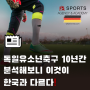 독일유소년축구 10년간 분석해보니 이것이 한국과 다르다!