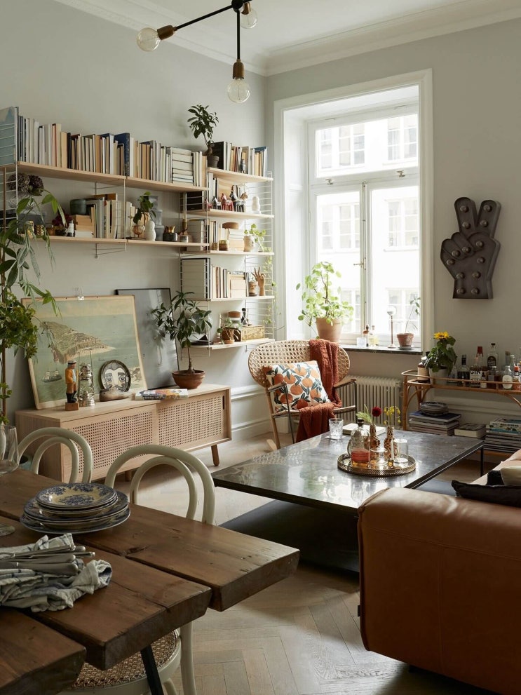 모던한 북유럽 스타일과 빈티지의 조합 작은 아파트 빈티지 인테리어 : 네이버 블로그