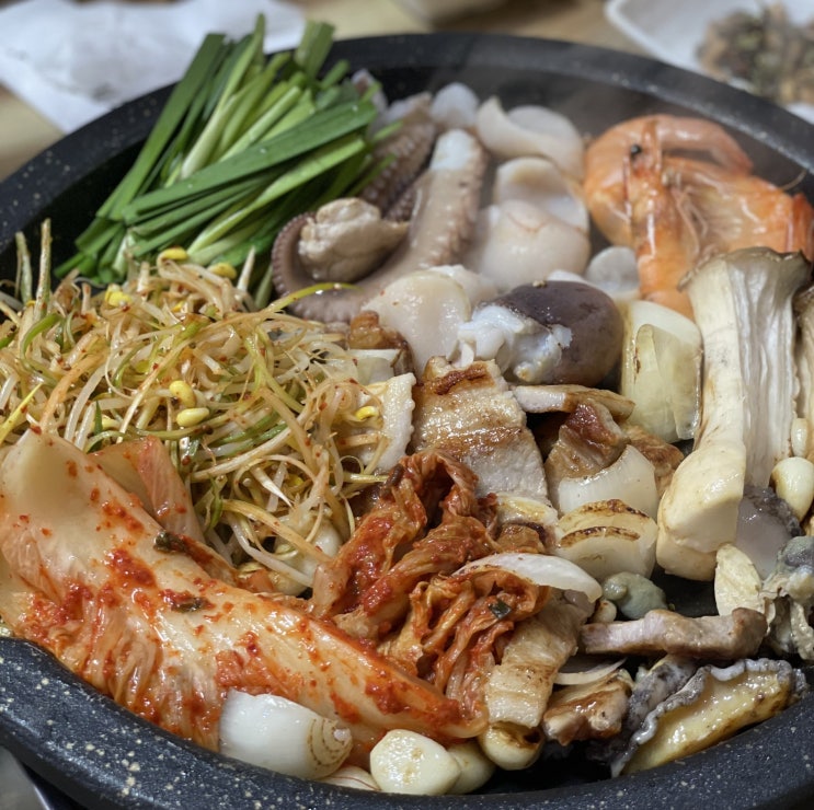 여수 삼합맛집 안산동해물삼합 내돈내산(여수 안산동 맛집 추천) : 네이버 블로그