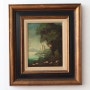 엔틱미술품 1948년 썸머 포레스트 풍경유화/ANTIQUE LANDSCAPE OIL PAINTING SUMMER FORES