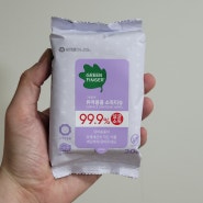 [그린핑거] 유아용품 소독티슈 살균소독 99.9% (유한킴벌리)