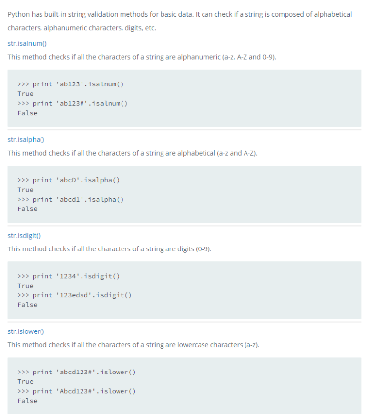 Python HackerRank 문제 17 - String Validators : 네이버 블로그