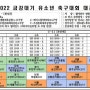 2022 금강대기 유소년 축구대회 대진표U12 최종결과