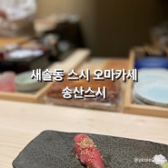 [화성 맛집] 새솔동 스시오마카세 송산스시 런치오마카세