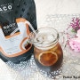 홈카페 파우더 재료 : 타코 복숭아맛 아이스