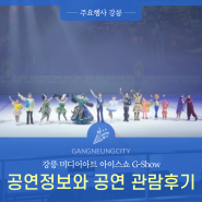 [랜선 강릉] 강릉 미디어아트 아이스쇼 G-Show 공연정보와 공연 관람 후기