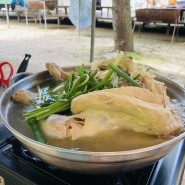 춘천 계곡식당 가족쉼터 닭백숙맛집
